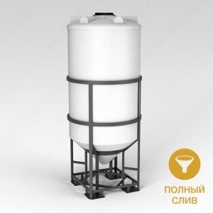 Емкость ФМ 2000л в обрешетке в Мамадыше